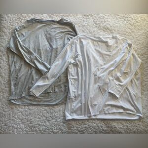 2 Lululemon “Back in Action” Long-Sleeve Shirts